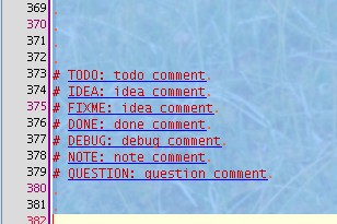 TaskList comments